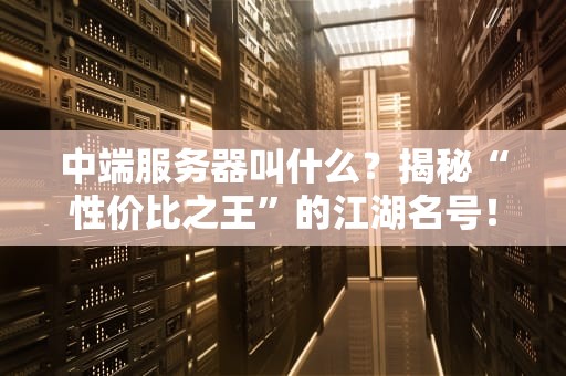中端服务器叫什么？揭秘“性价比之王”的江湖名号！