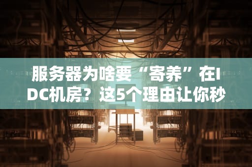 服务器为啥要“寄养”在IDC机房？这5个理由让你秒懂！