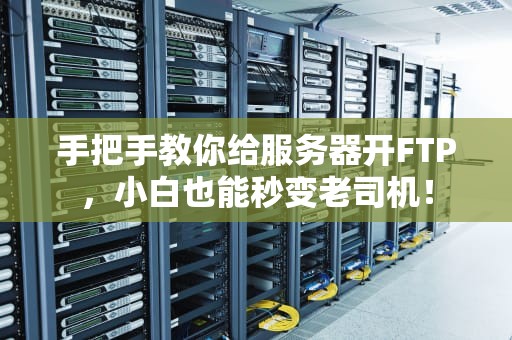 手把手教你给服务器开FTP，小白也能秒变老司机！