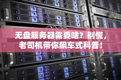 无盘服务器需要啥？别慌，老司机带你飙车式科普！