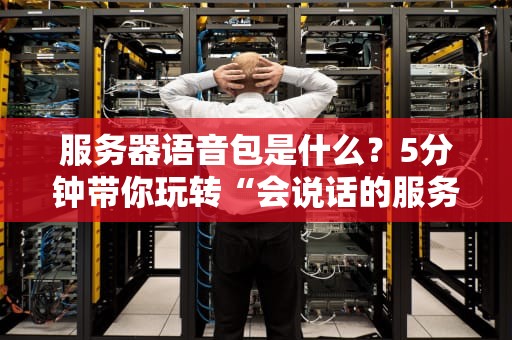 服务器语音包是什么？5分钟带你玩转“会说话的服务器”！