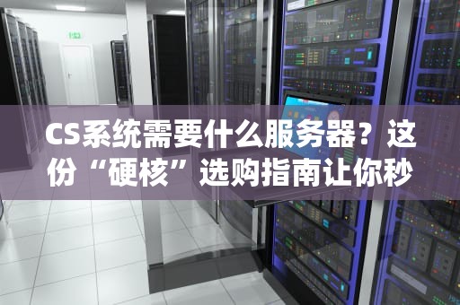 CS系统需要什么服务器？这份“硬核”选购指南让你秒变老司机！