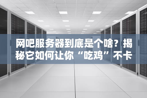 网吧服务器到底是个啥？揭秘它如何让你“吃鸡”不卡顿！