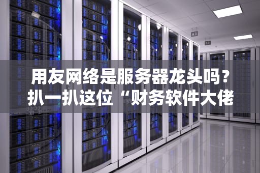 用友网络是服务器龙头吗？扒一扒这位“财务软件大佬”的硬核实力！