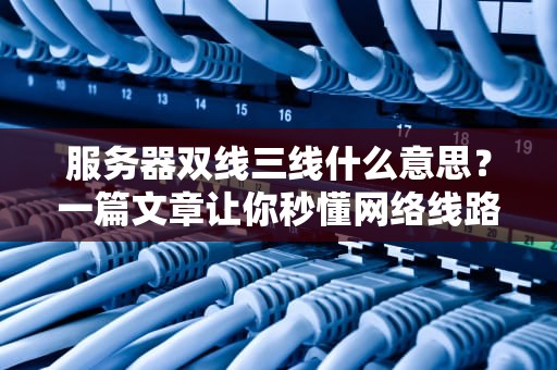 服务器双线三线什么意思？一篇文章让你秒懂网络线路那些事儿！