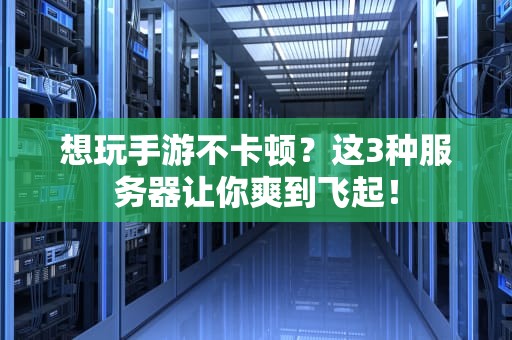 想玩手游不卡顿？这3种服务器让你爽到飞起！