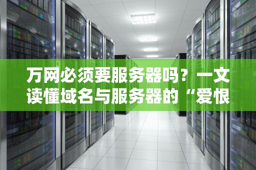 万网必须要服务器吗？一文读懂域名与服务器的“爱恨情仇”