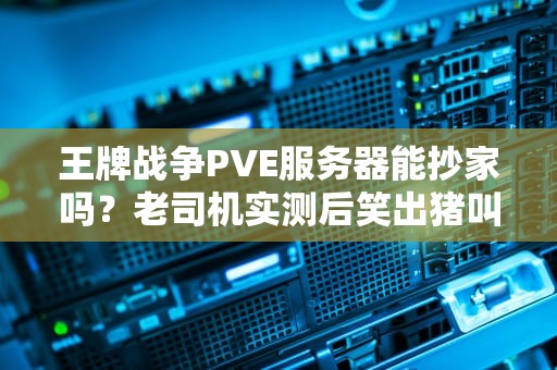 王牌战争PVE服务器能抄家吗？老司机实测后笑出猪叫！