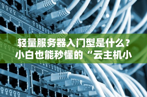 轻量服务器入门型是什么？小白也能秒懂的“云主机小钢炮”选购指南！
