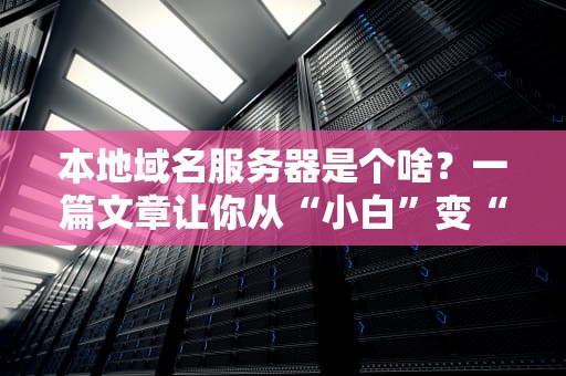 本地域名服务器是个啥？一篇文章让你从“小白”变“大神”！
