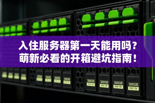 入住服务器第一天能用吗？萌新必看的开箱避坑指南！