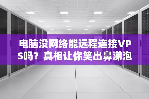电脑没网络能远程连接VPS吗？真相让你笑出鼻涕泡！