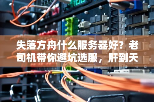 失落方舟什么服务器好？老司机带你避坑选服，肝到天亮不卡顿！