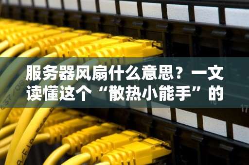 服务器风扇什么意思？一文读懂这个“散热小能手”的硬核真相！