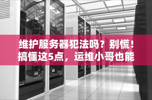 维护服务器犯法吗？别慌！搞懂这5点，运维小哥也能稳如老狗
