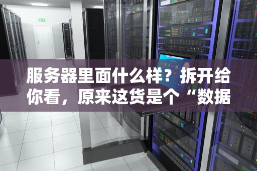 服务器里面什么样？拆开给你看，原来这货是个“数据大胃王”！