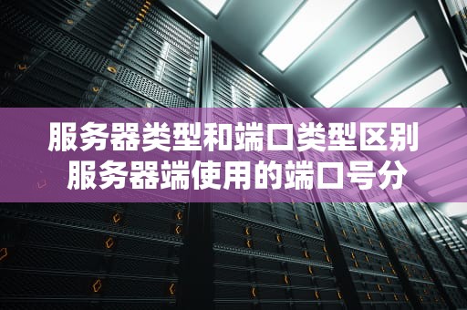 服务器类型和端口类型区别 服务器端使用的端口号分为两类