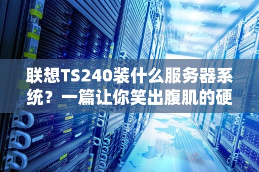 联想TS240装什么服务器系统？一篇让你笑出腹肌的硬核指南！