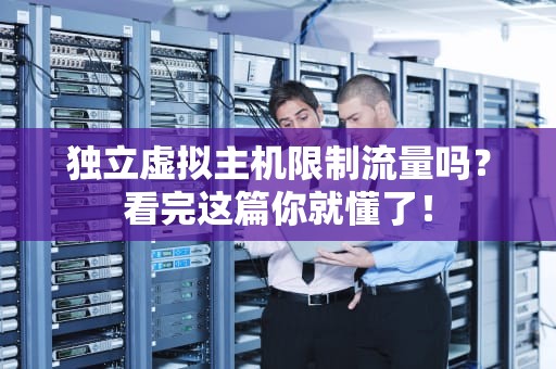 独立虚拟主机限制流量吗？看完这篇你就懂了！