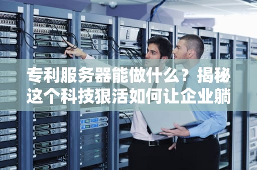 专利服务器能做什么？揭秘这个科技狠活如何让企业躺赢！