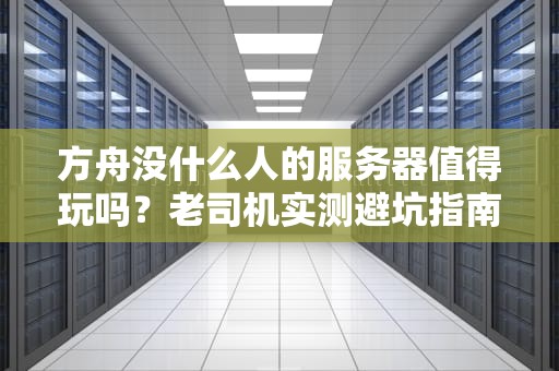 方舟没什么人的服务器值得玩吗？老司机实测避坑指南！