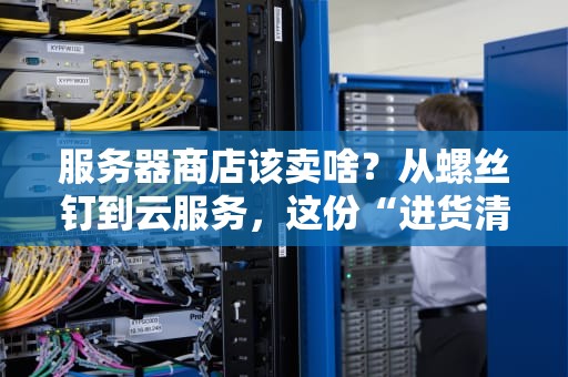 服务器商店该卖啥？从螺丝钉到云服务，这份“进货清单”笑中带泪！