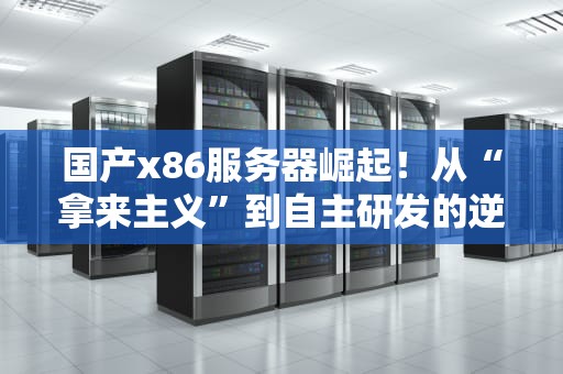 国产x86服务器崛起！从“拿来主义”到自主研发的逆袭之路