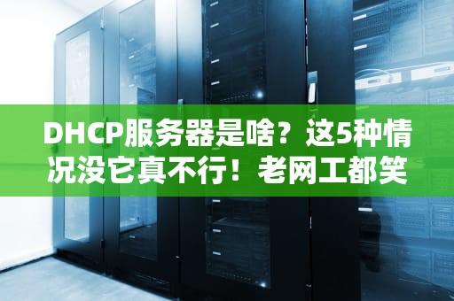 DHCP服务器是啥？这5种情况没它真不行！老网工都笑哭了