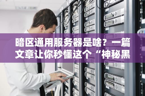 暗区通用服务器是啥？一篇文章让你秒懂这个“神秘黑科技”！