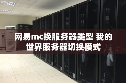网易mc换服务器类型 我的世界服务器切换模式