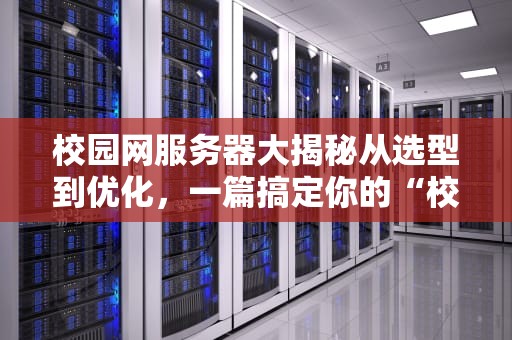 校园网服务器大揭秘从选型到优化，一篇搞定你的“校园网焦虑”！