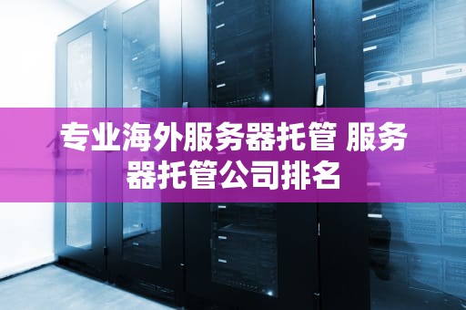 专业海外服务器托管 服务器托管公司排名