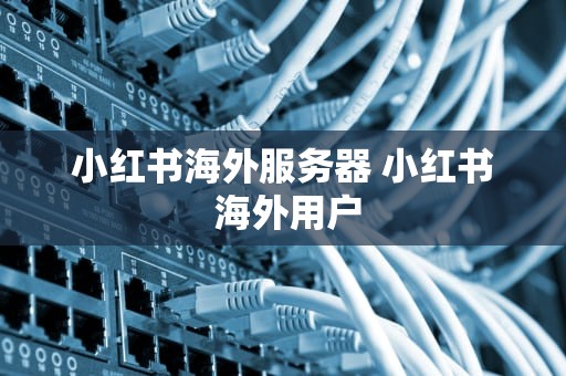 小红书海外服务器 小红书 海外用户