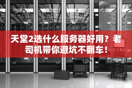 天堂2选什么服务器好用？老司机带你避坑不翻车！