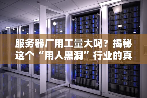 服务器厂用工量大吗？揭秘这个“用人黑洞”行业的真相！