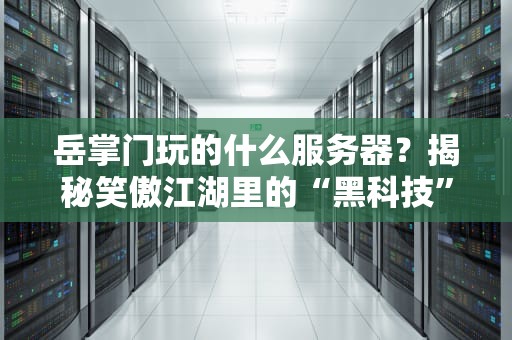岳掌门玩的什么服务器？揭秘笑傲江湖里的“黑科技”云计算！