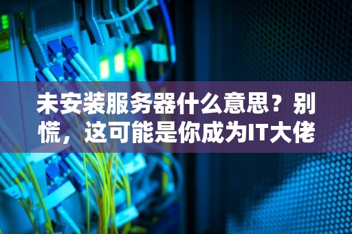未安装服务器什么意思？别慌，这可能是你成为IT大佬的第一步！