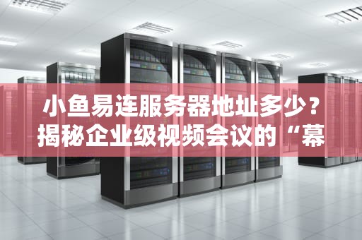 小鱼易连服务器地址多少？揭秘企业级视频会议的“幕后英雄”