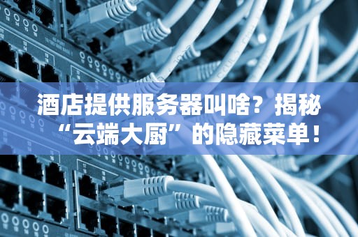 酒店提供服务器叫啥？揭秘“云端大厨”的隐藏菜单！