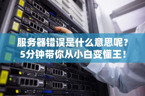 服务器错误是什么意思呢？5分钟带你从小白变懂王！