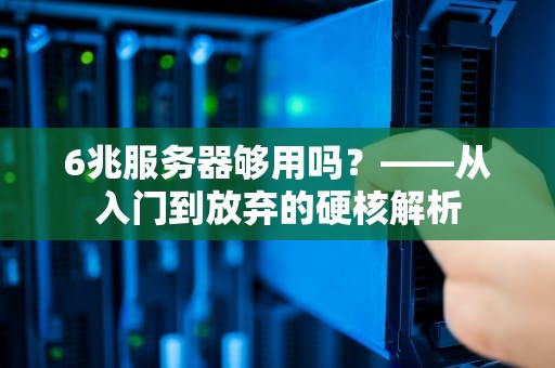 6兆服务器够用吗？——从入门到放弃的硬核解析
