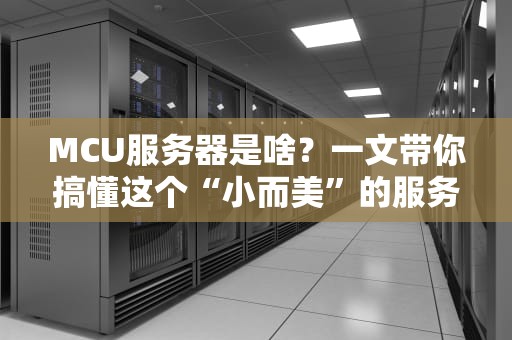 MCU服务器是啥？一文带你搞懂这个“小而美”的服务器神器！
