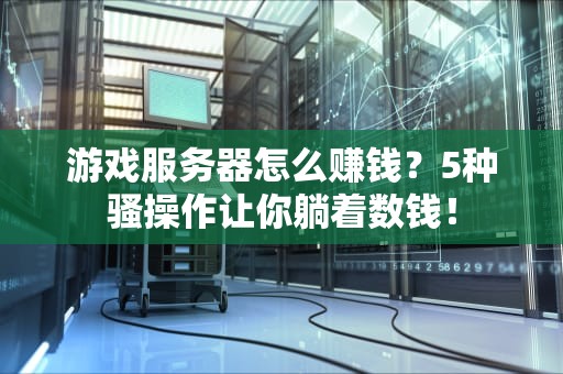 游戏服务器怎么赚钱？5种骚操作让你躺着数钱！