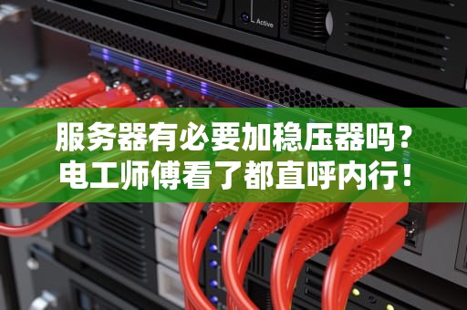 服务器有必要加稳压器吗？电工师傅看了都直呼内行！