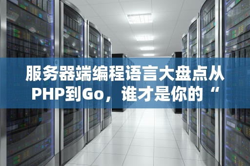 服务器端编程语言大盘点从PHP到Go，谁才是你的“真命天子”？