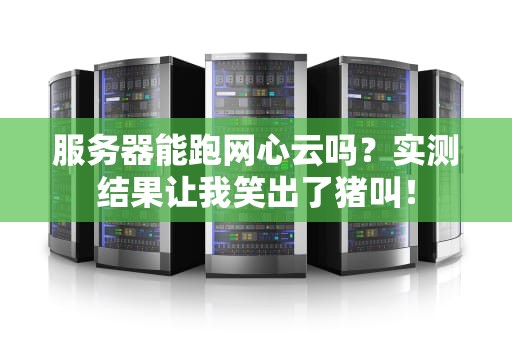 服务器能跑网心云吗？实测结果让我笑出了猪叫！