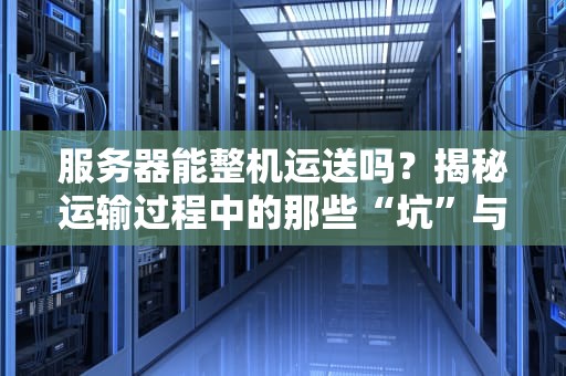 服务器能整机运送吗？揭秘运输过程中的那些“坑”与“骚操作”