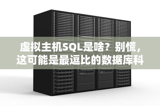 虚拟主机SQL是啥？别慌，这可能是最逗比的数据库科普！