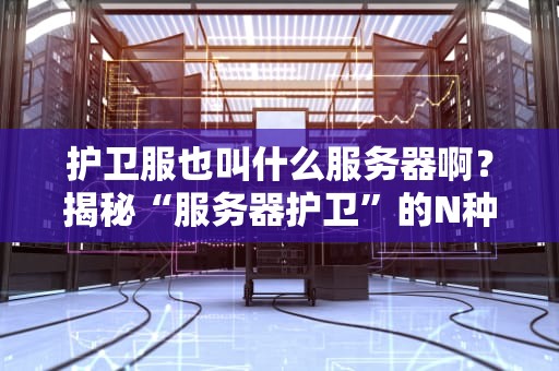 护卫服也叫什么服务器啊？揭秘“服务器护卫”的N种江湖绰号！