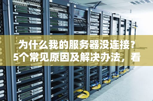 为什么我的服务器没连接？5个常见原因及解决办法，看完秒变运维大神！
